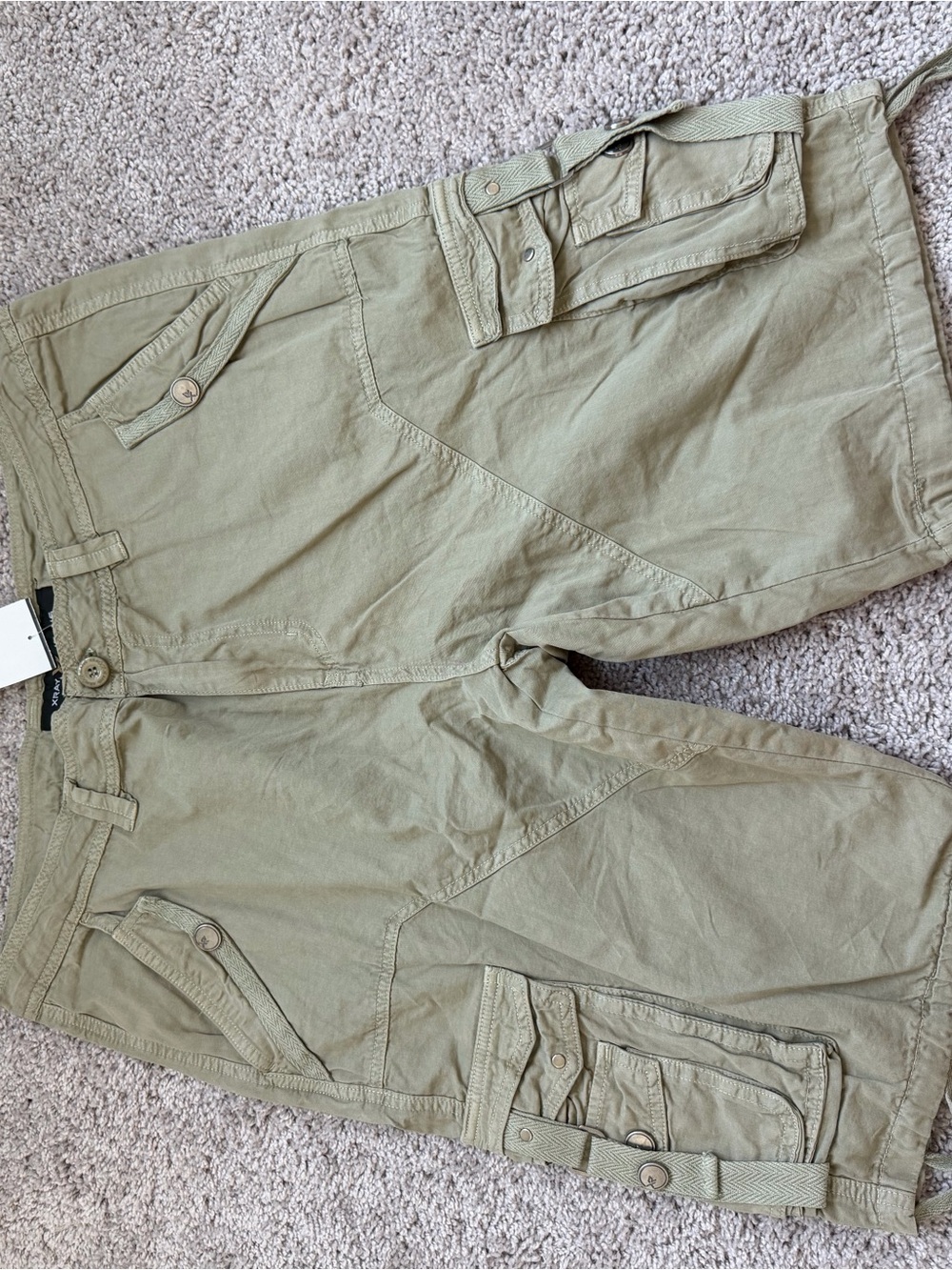 Classic Olive Cargo Shorts for Men - Utility Style